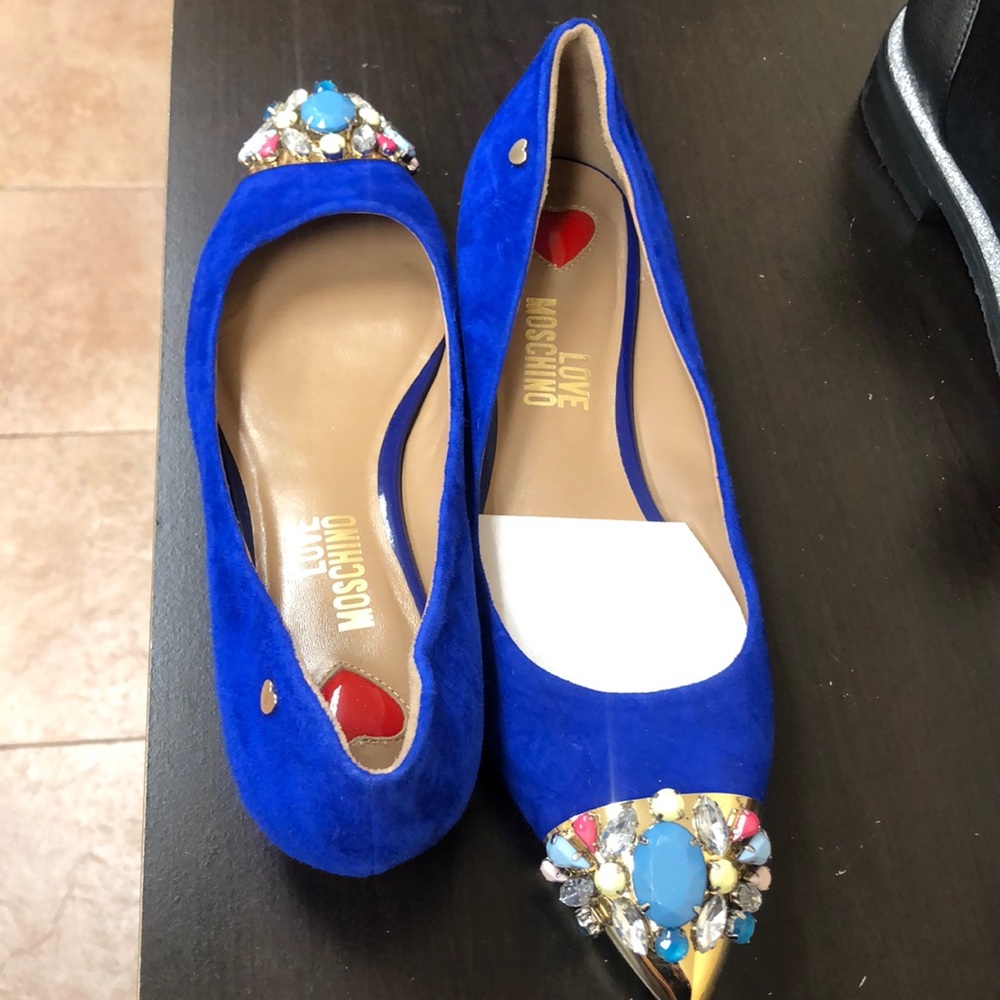 Love Moschino Blue Point Shoes